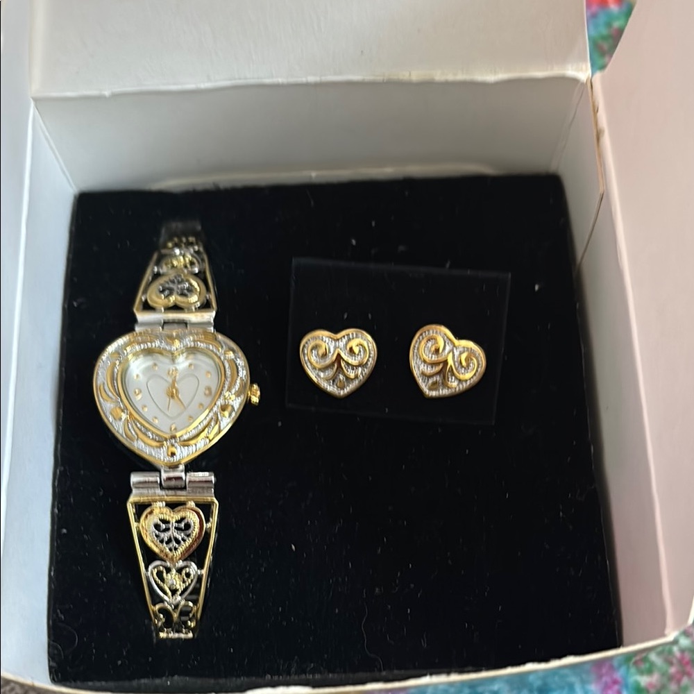 Avon Watch and Earring set in Box
